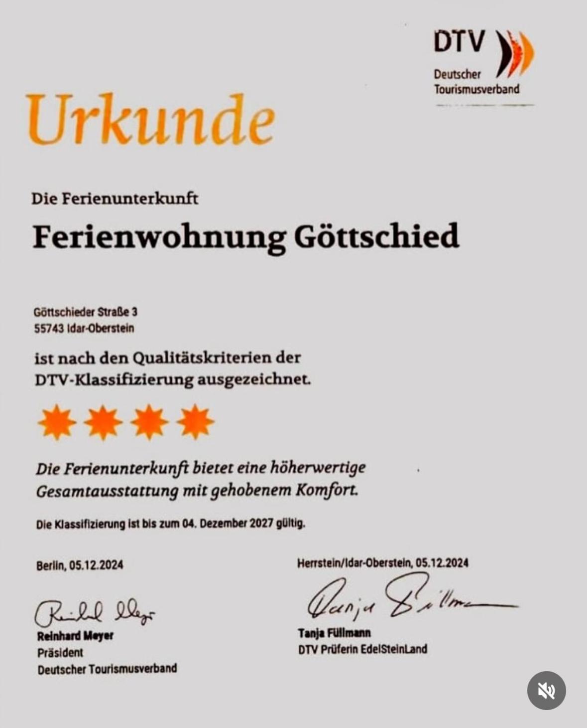 Ferienwohnung „Goettschied“ Idar-Oberstein Eksteriør billede